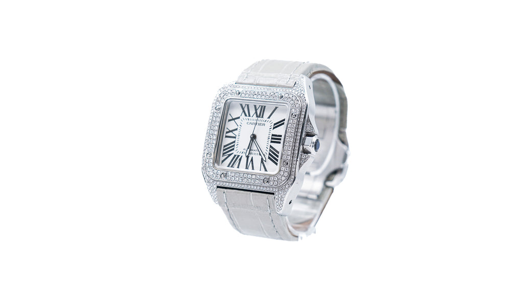 Cartier Santos 100 XL Diamond
