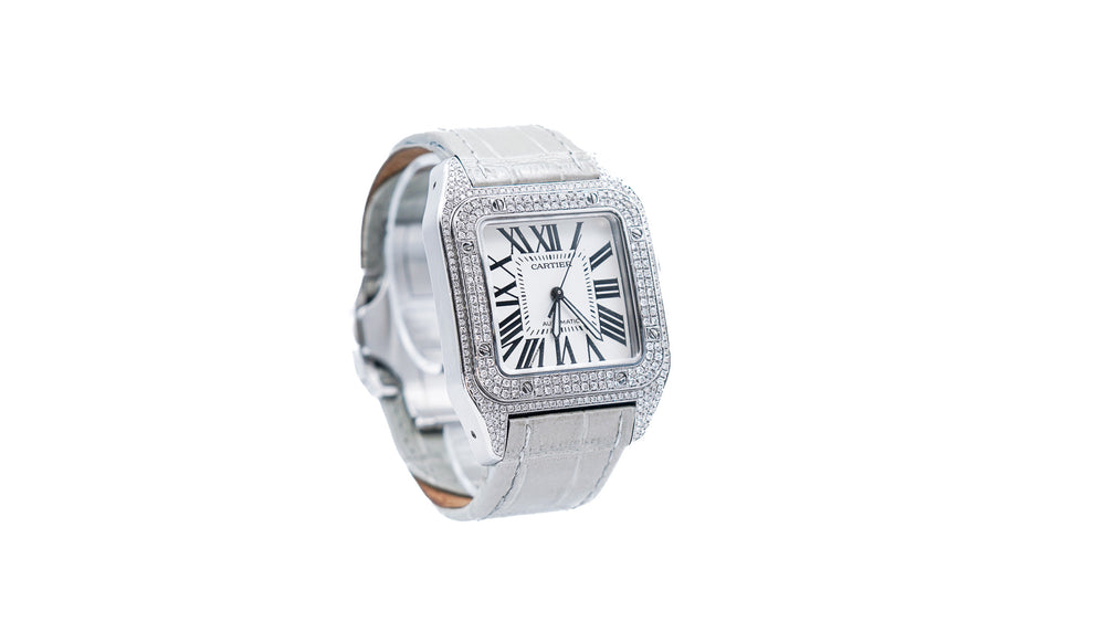 Cartier Santos 100 XL Diamond