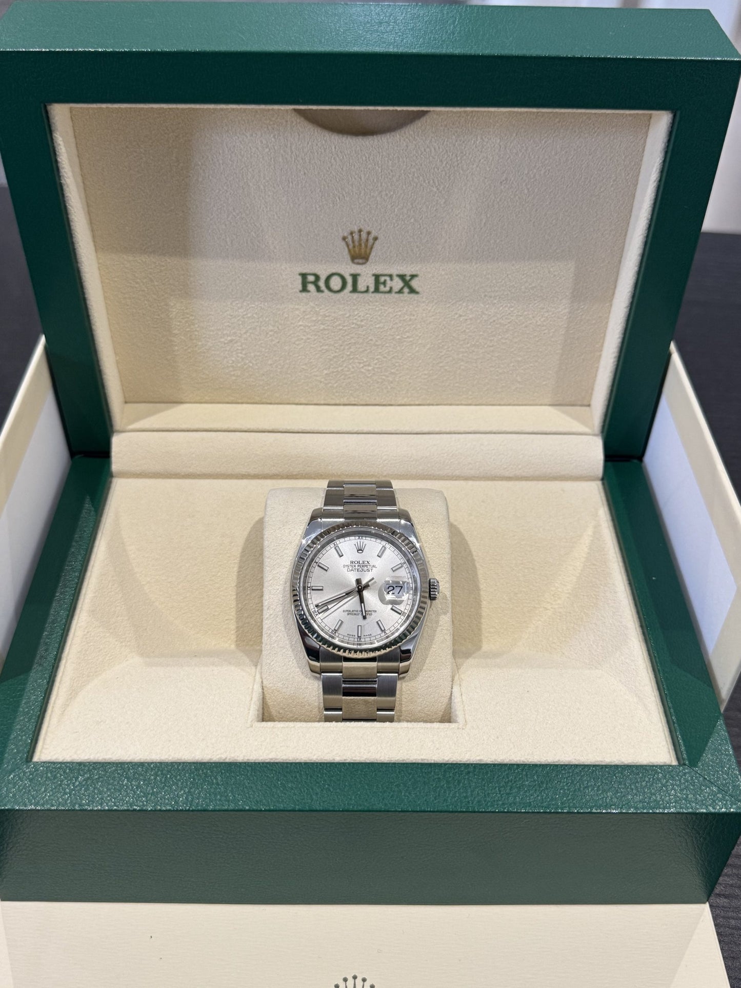 Rolex Datejust 36 ‘116234’ Silver Batton 2007